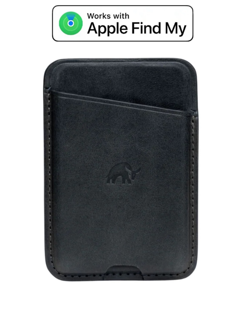 Bull Strap- Leather Magnetic Wallet Card Holder